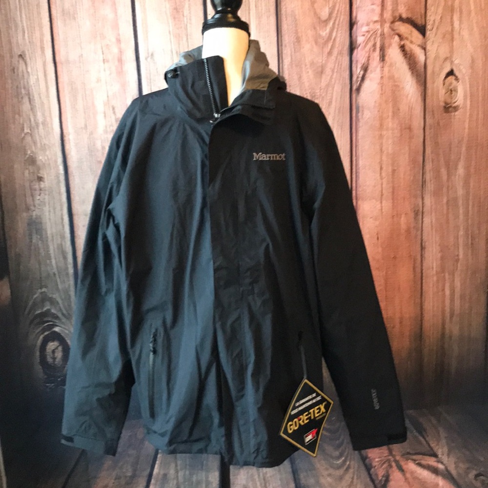 NWT Black Marmot Wayfarer Jacket w/Hood